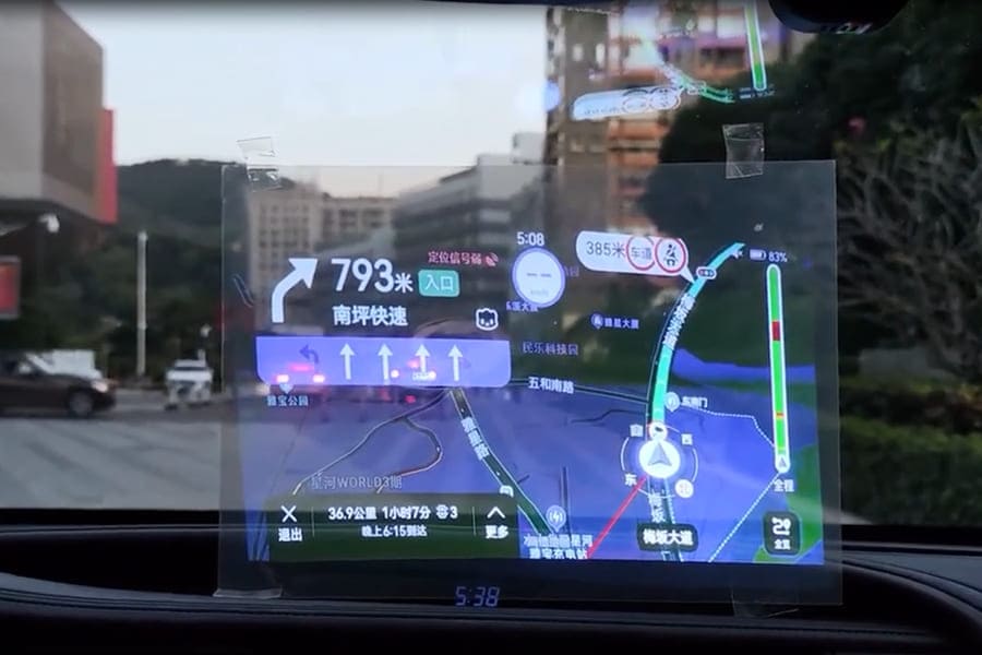 Transparent Display Solution for Automotive AR-HUD and Sunroof, Side Window Display